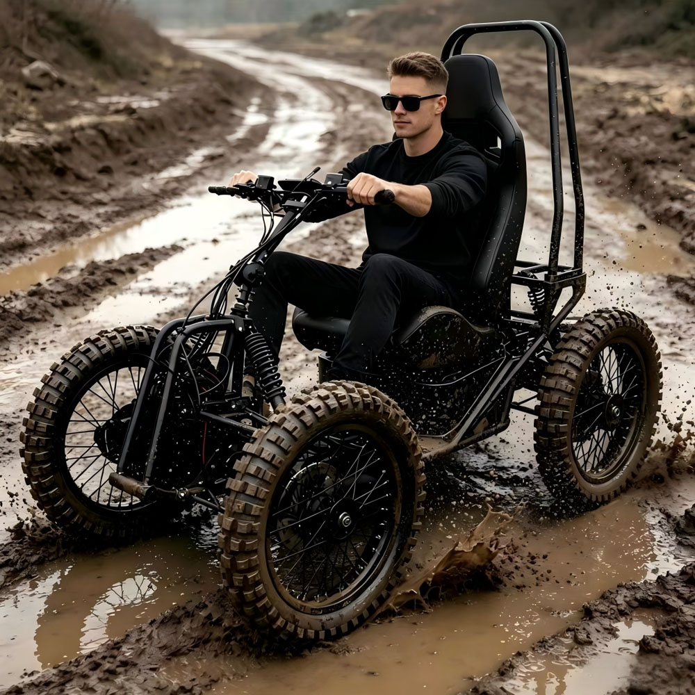 60V 50Ah Electric Scooter Battery - Scooter tout-terrain électrique 4x4, kart à